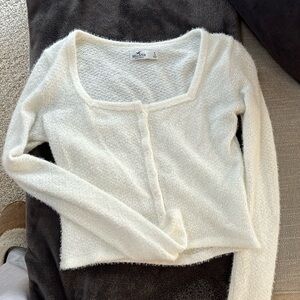 Hollister square neck sweater